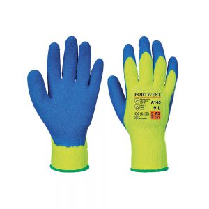 Guanto grip antifreddo Portwest A145-giallo-blu