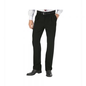 Pantaloni uomo nero con 2 pinces ISACCO 063200